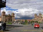 Cuzco, Cathédrale Notre-Dame-de-l'Assomption et la Compañia, Huacaypata, Pérou.