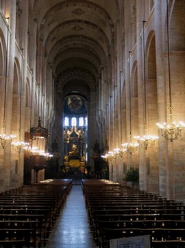 Intérieur de la Basilique Saint-Sernin
à Toulouse
Mots-clés: Toulouse