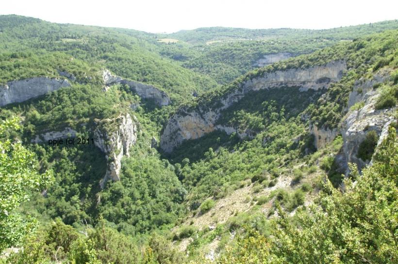 gorges de la NESQUE en VAUCLUSE
paysage sauvage des gorges de la NESQUE que l'on aimerai bien explorer 
