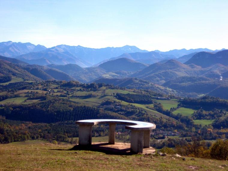 View from La Coix de Montcalivert
