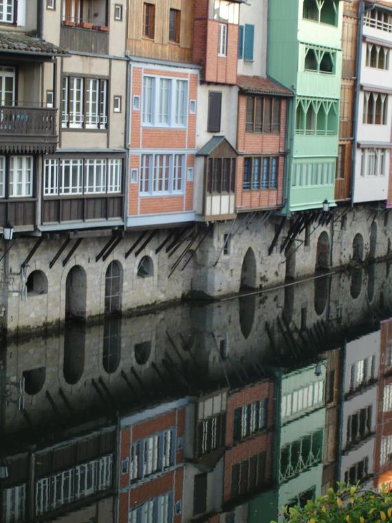 Castres, un petit air de Toscane!
les maisons sur l'AGOUT
