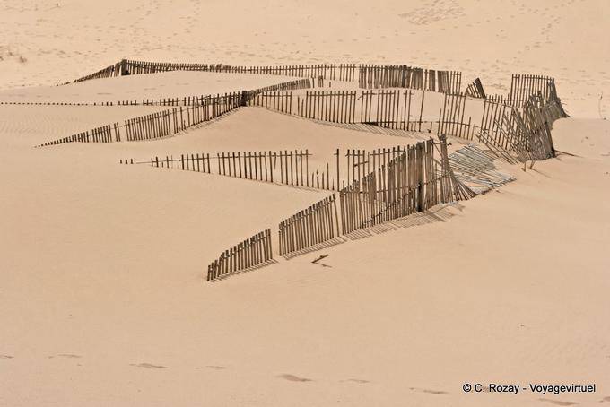 Géométrie sableuse, plage de Bordeira, Carrapateira - Portugal