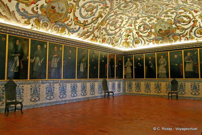 Galerie de portraits à l'huile des rois du Portugal, Sala Grande dos Actos, Université Coimbra - Portugal