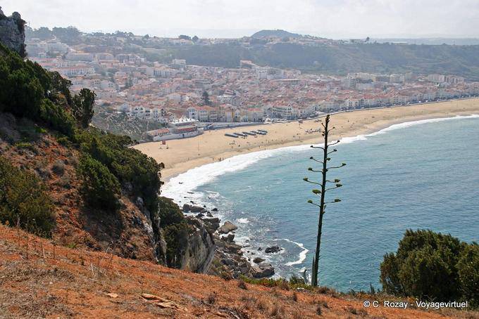 Panorama sur Praia, Nazaré - Portugal