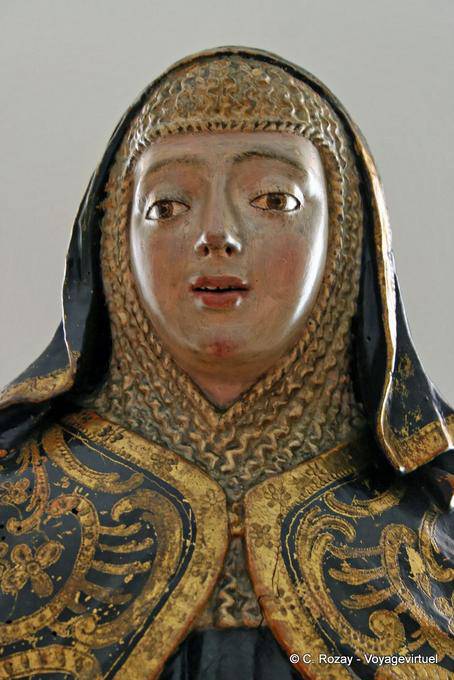 Sourire de reine, musée d'Art Sacré, São Francisco, Porto - Portugal
