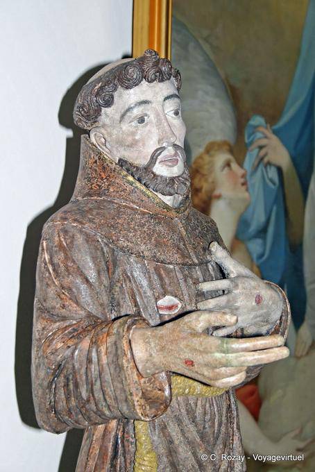 Statue de Saint-François, musée d'Art Sacré, Porto - Portugal