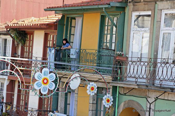 Les balcons de la rue de Monchique, Porto - Portugal