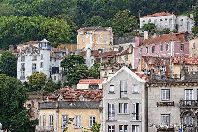 Sintra, quelques immeubles de la commune - Portugal