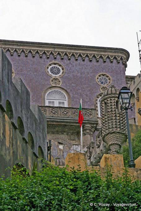 Palais de Pena, mélange des styles architecturaux, Sintra - Portugal