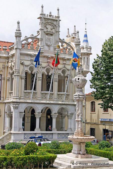 Une partie de la façade de la Camara Municipal de Sintra - Portugal