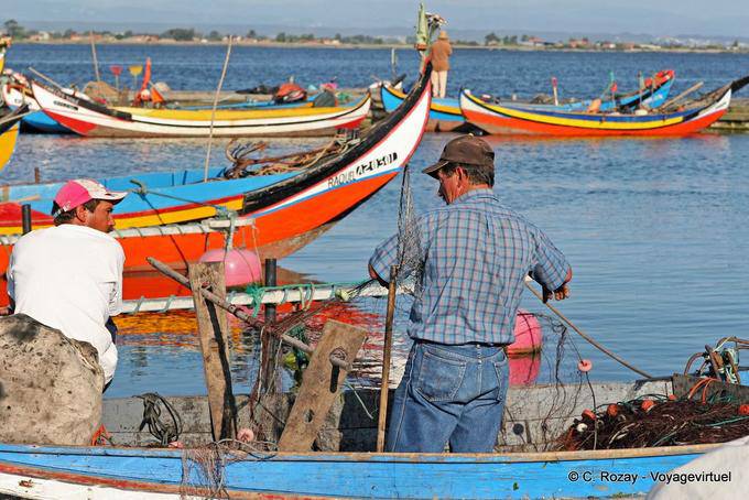 Pêcheurs au travail, Torreira - Portugal