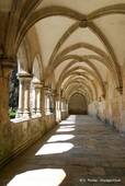 La voûtes du promenoir, cloître Alfonso V, Batalha, Portugal.