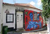 Maison peinte, Real República bota-abaixo, Coimbra, Portugal.