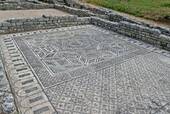 Mosaïque de la maison des Squelettes, Conimbriga, Portugal.