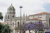 Vue extérieure de l'église du Monastère des Hiéronymites, Lisbonne, Portugal.