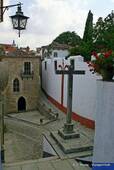 Croix médiévale, Óbidos, Portugal.