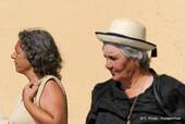 Visages féminins, Tavira, Portugal.
