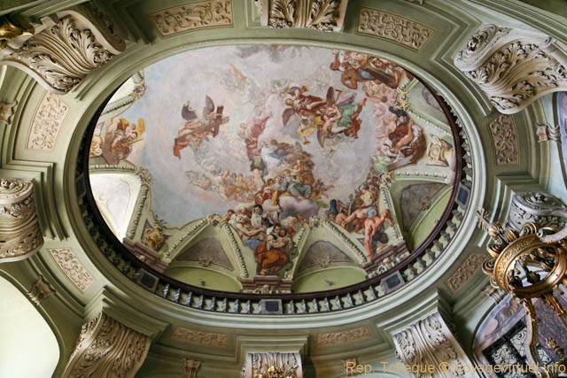 Peintures du dôme, Église Saint-Nicolas (Kostel sv. Mikuláše), Malá Strana - Prague, République Tchèque