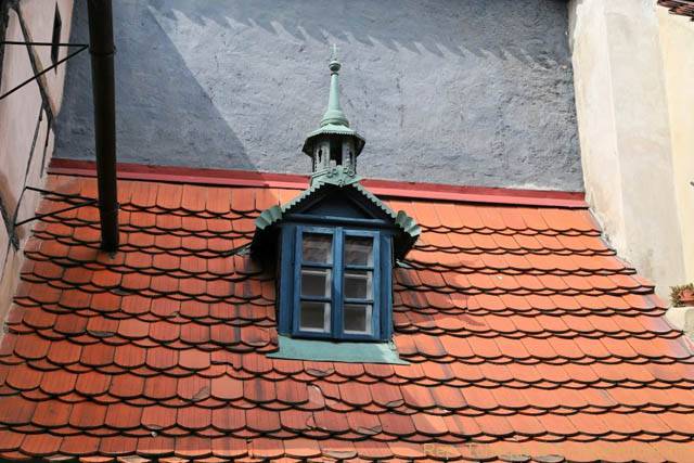 Chien-assis, Ruelle d'Or, Zlata Ulicka, (Prazsky Hrad) - Prague, République Tchèque