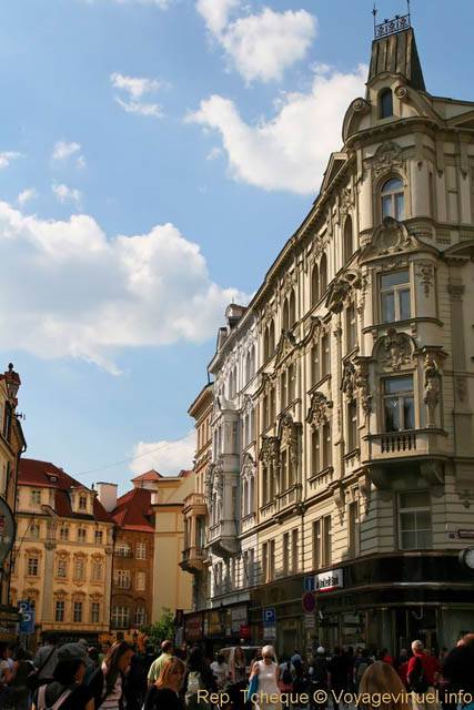 Immeuble à l'angle de Havelska et Melantrichova - Prague, République Tchèque