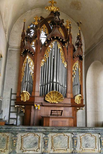Hradcany, Ancien Palais Royal, l'orgue de la Chapelle de Tous Les Saints (Prazsky Hrad) - Prague, République Tchèque