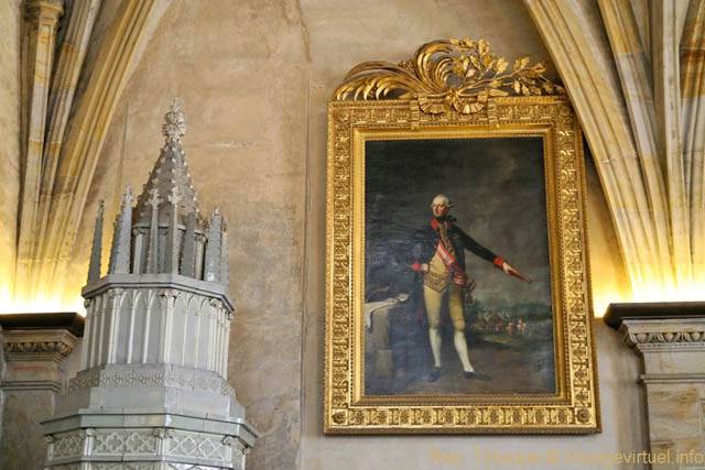 Tableau de l'aile Louis, Hradcany, Ancien Palais Royal,(Prazsky Hrad) - Prague, République Tchèque