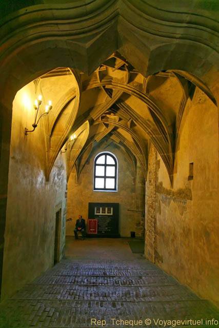 Hradcany, Ancien Palais Royal, la rampe des Cavaliers, (Prazsky Hrad) - Prague, République Tchèque