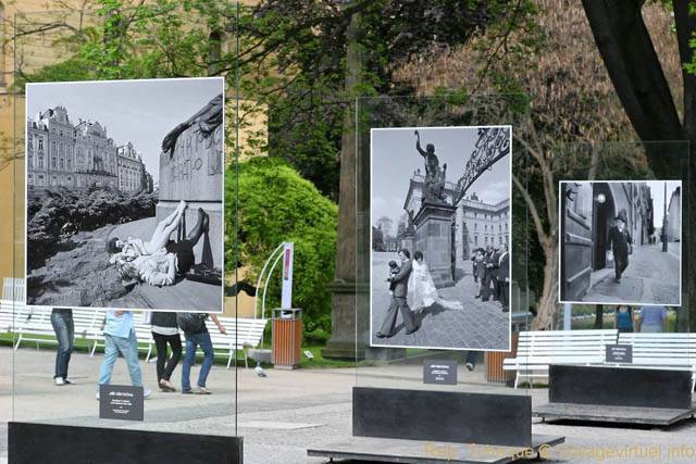 Hradčany, photographies de  Jiri Vsetecka dans les jardins du château, Zahrady, (Prazsky Hrad) - Prague, République Tchèque