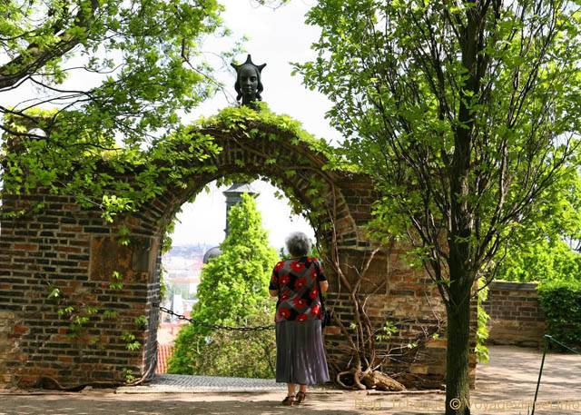 Hradčany, un regard dans les jardins du château, Zahrady, (Prazsky Hrad) - Prague, République Tchèque