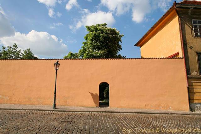 Couleur de mur, Loretanska, Hradčany - Prague, République Tchèque
