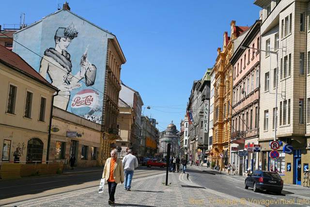 Promenade pédestre, Jindrisska Namesti - Prague, République Tchèque