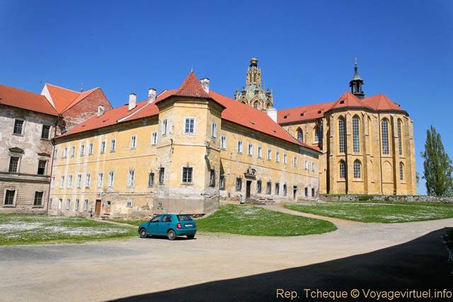 Monastère bénédictin de Kladruby, vue extérieure - Prague, République Tchèque