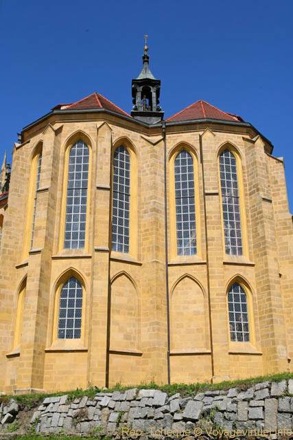 Les absides derrière le choeur, vue extérieure, Monastère de Kladruby - Prague, République Tchèque