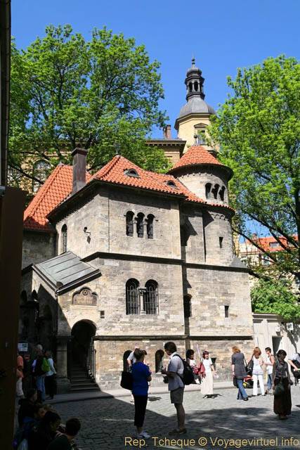 Ancienne salle de cérémonie vers le Synagogue Klaus, Josefov - Prague, République Tchèque