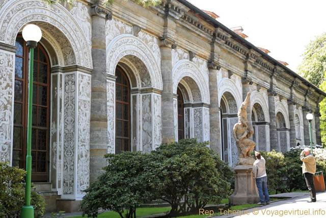 Kralovska Zahrada, les arcades de la Maison du jeu de paume, Micovna, (Prazsky Hrad) - Prague, République Tchèque