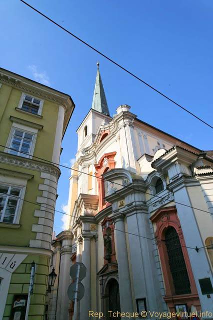 Letenska, Église Saint-Thomas, Malá Strana - Prague, République Tchèque