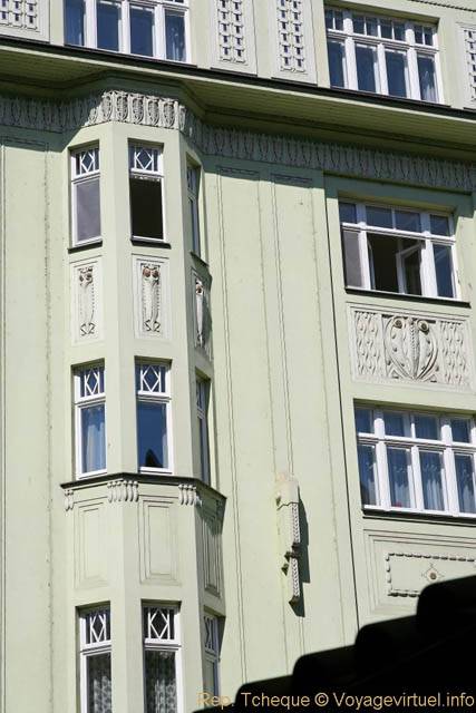 Les chouettes stylisées, Maiselova, Josefov - Prague, République Tchèque