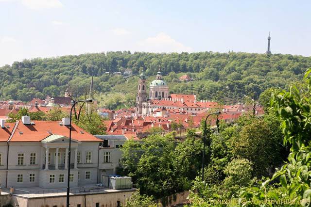 Malá Strana vue depuis Letenske Sady - Prague, République Tchèque