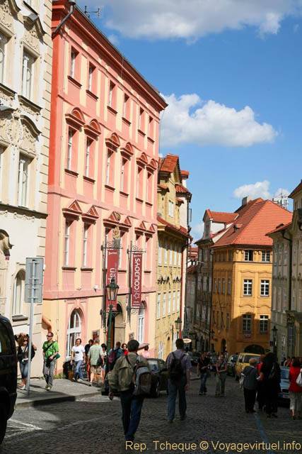 Malá Strana, au niveau du 40 Nerudova - Prague, République Tchèque