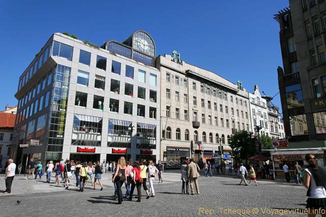 Mustek, quand la modernité s'accole à l'histoire - Prague, République Tchèque