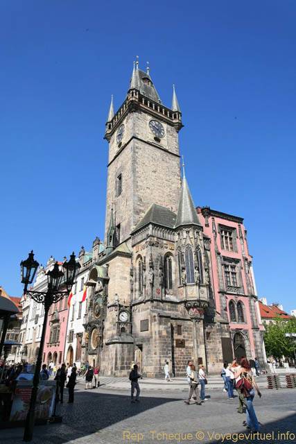 Ancien Hôtel de ville, vue générale, place de la Vieille-Ville - Prague, République Tchèque
