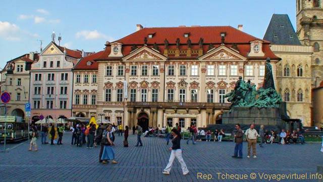 Place de la Vieille-Ville, Kinsky Palace - Prague, République Tchèque