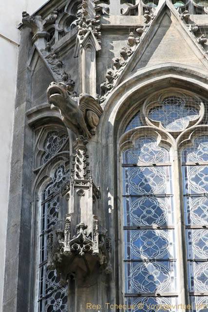 Gargouille et architecture, Ovocny Trh, Karolinum - Prague, République Tchèque