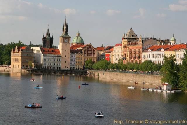 Panorama Karlovy Lazne Novotneho Lavka - Prague, République Tchèque