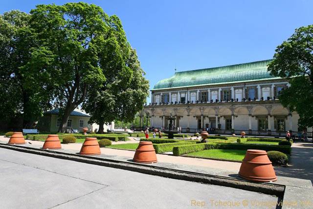 Dans les jardins du Palais d'été de la reine Anne (Letohrádek královny Anny), (Prazsky Hrad) - Prague, République Tchèque