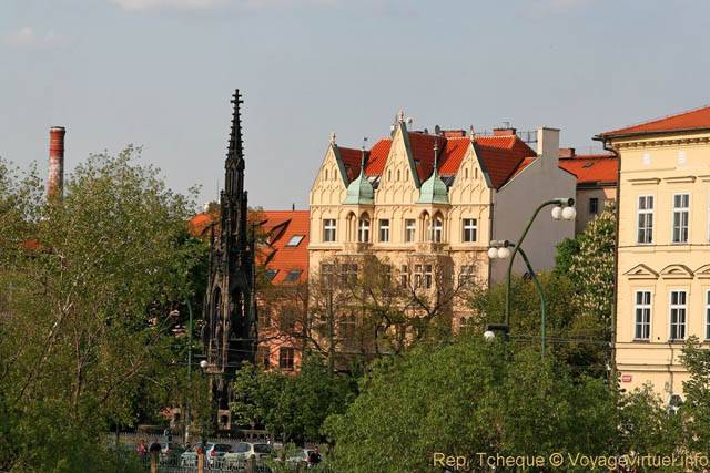 Le parc de l'éveil national, Smetanovo Nabrezi - Prague, République Tchèque