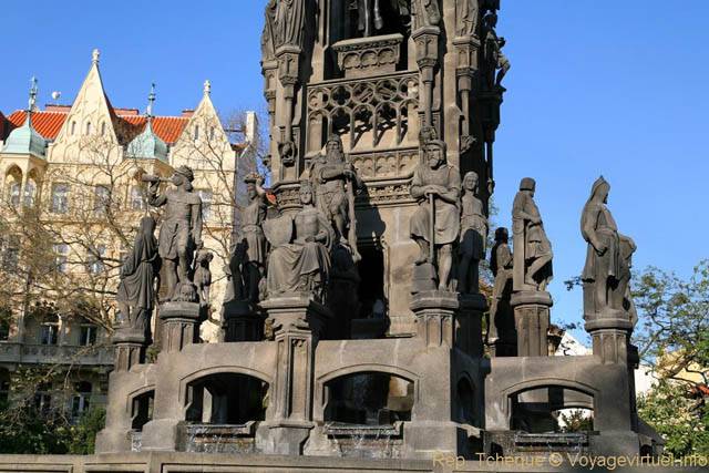 Fontaine de Faust (Krannerova kašna), Smetanovo nábřeží - Prague, République Tchèque