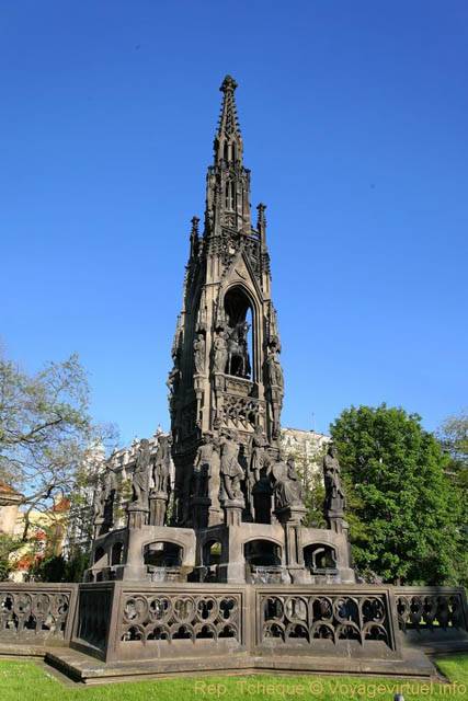 Le Monument de François Ier ou la fontaine de Faust - Prague, République Tchèque