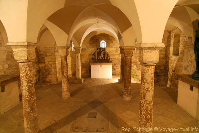 La crypte du Couvent Saint-Georges, (Jiřský klášter) - Prague, République Tchèque