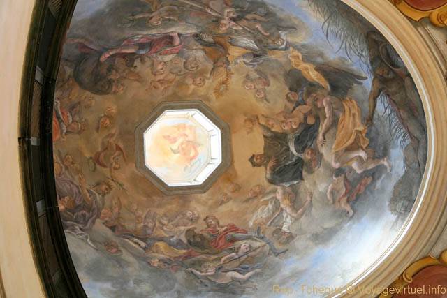 La fresque du dôme, basilique Saint-Georges, (Jiřský klášter) - Prague, République Tchèque